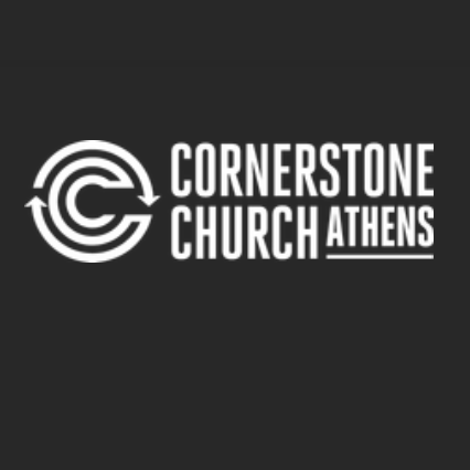 The image showcases a vibrant graphic design that embodies the spirit of Cornerstone Church Athens. This visual representation is likely used for promotional materials, helping to engage the community and attract individuals to various church events and services.
